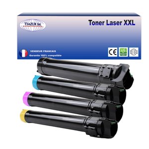 Lot de 4 Toners compatibles Xerox WorkCentre 7425/ 7428/ 7435