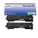 T3AZUR - Lot de 2 Toner compatible Brother TN2000