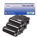 T3AZUR - Lot de 3 Toners compatibles Brother TN 3480 Noir