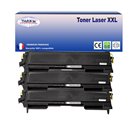 T3AZUR - Lot de 3 Toner compatible Brother TN2000
