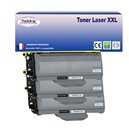 T3AZUR - Lot de 3 Toner Laser compatible Brother TN2120  