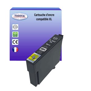 T3AZUR - Cartouche compatible Epson T02W1/T02V1 (502XL)- Noire