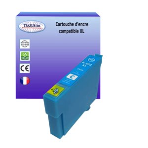 T3AZUR - Cartouche compatible Epson T02W2/T02V2 (502XL) - Cyan