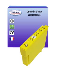 T3AZUR - Cartouche compatible Epson T02W4/T02V4 (502XL) - Jaune