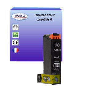 T3AZUR - Cartouche compatible pour Epson T2701/ T2711 XL - Noire