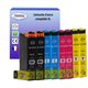 T3AZUR - Lot de 8 Cartouches compatibles pour Epson T2711 /12/13/14 XL