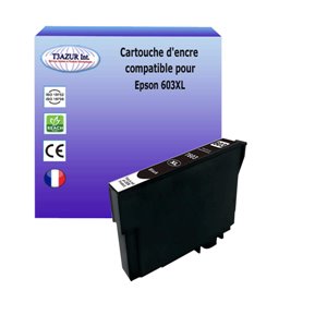 T3AZUR - Cartouche compatible Epson T03A1/T03U1 (603XL) - Noir 500 pages