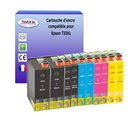 T3AZUR - Lot de10 Cartouche compatible pour Epson T3351 / T3361 / T3362 / T3363 / T3364 / T33XL 
