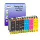 T3AZUR - Lot de10 Cartouche compatible pour Epson T3351 / T3361 / T3362 / T3363 / T3364 / T33XL 