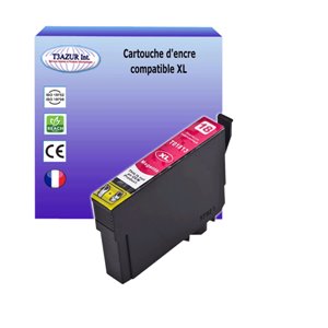 T3AZUR - Cartouche Epson compatible T1813 XL - Magenta  (avec puce)
