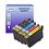 T3AZUR  -Lot de 5 cartouches compatibles pour Epson T1811 / T1812 / T1813 / T1814 XL  (avec puce)