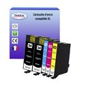 T3AZUR - Lot de 5 Cartouches compatibles Epson T34XL (série Balle de golf)