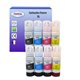 T3AZUR - Lot de 4 Encre compatible Epson 104