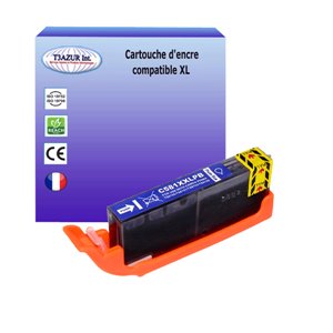 T3AZUR- Cartouche Compatible Canon CLI-581 XXL Bleue