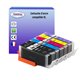T3AZUR- Lot de 6 Cartouches Compatibles Canon PGI580/CLI-581 XXL 