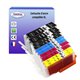 T3AZUR- Lot de 10 Cartouches Compatibles Canon PGI-580/CLI851 XXL 