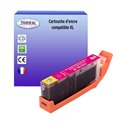 T3AZUR-  Cartouche Compatible pour Canon CLI-551 XL Magenta (avec puce)