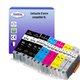  T3AZUR -  Lot de 12 Cartouches compatibles Canon PGI570/CLI571 XXL