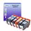 T3AZUR - Lot de 6 Cartouches compatibles Canon PGI525XL (avec puce)