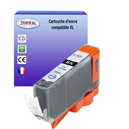 T3AZUR -  Cartouche compatible Canon CLI-521 Noire