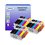 T3AZUR -  Lot de 15 Cartouches compatibles Canon PGI520/CLI-521