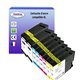 T3AZUR -  Lot de 8 Cartouches compatibles pour CANON  PGI-2500 (avec puce)