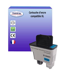 T3AZUR- Cartouche compatible pour Brother  LC900 Cyan