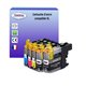T3AZUR - Lot de 5 cartouches compatibles Brother LC123 XL