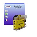 T3AZUR - Cartouche compatible pour Brother LC125 XL Yellow
