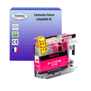 T3AZUR - Cartouche compatible pour Brother LC223 XL Magenta