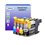 T3AZUR - Lot de 4 Cartouches compatibles pour Brother LC223 XL