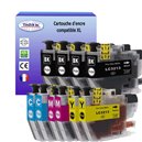 T3AZUR - Lot de 10 Cartouches compatibles Brother LC3213 XL 