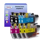 T3AZUR - Lot de 8 Cartouches compatibles Brother LC3213 XL 