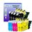 T3AZUR- Lot 10 Cartouches compatibles Brother LC1100/LC980 XL