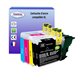 T3AZUR- Lot 5 Cartouches compatibles Brother LC1100/LC980 XL