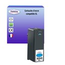 T3AZUR - Cartouche compatible pour Lexmark 100XL - Cyan