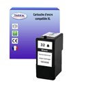 T3AZUR - Cartouche compatible Lexmark N°32 - Noire