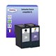 T3AZUR - Lot de 2 Cartouches compatibles Lexmark n°28 (18C1528E) + n°29 (18C1529E)