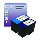 T3AZUR - Cartouche compatible Lexmark N°36 + N°37
