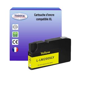 T3AZUR - Cartouche compatible Lexmark 200XL -Yellow