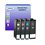 T3AZUR - Lot de 4 cartouches compatibles pour Lexmark 150XL 