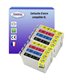 T3AZUR - Lot de 8 cartouches compatibles Epson T0711/ T0712 / T0713 / T0714
