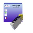 T3AZUR - Cartouche compatible Epson T0801 Noire 