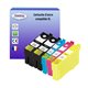 T3AZUR - Lot de 4 Cartouches compatibles Epson T3591/2/3/4  (série CADENAS)