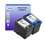 T3AZUR - Lot de 2 Cartouches compatibles pour HP (n°21+n°22) XL  