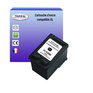 T3AZUR- Cartouche compatible HP n°336  ( C9362EE ) - Noire