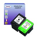 T3AZUR -Lot de 2 Cartouches compatible HP n°336 (C9362EE) + n°342 ( C9361EE )
