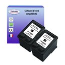 T3AZUR- Lot de 2 Cartouches compatible HP n°336  ( C9362EE ) - Noire