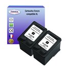 T3AZUR- Lot de 2 Cartouches compatibles HP n°337 ( C9364EE ) - Noire