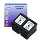 T3AZUR- Lot de 2 Cartouches compatibles HP n°337 ( C9364EE ) - Noire